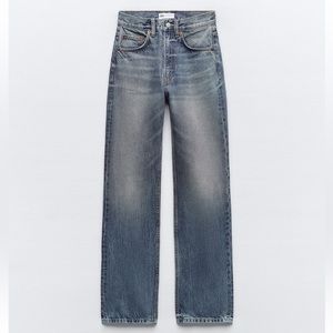 Straight Fit High Rise Jeans